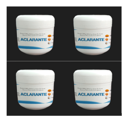 Pack 4 Unidades Cremas Aclarante x 60g  