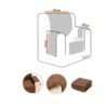 Protector de Sofá Reversible Marrón Crema 1 Puesto