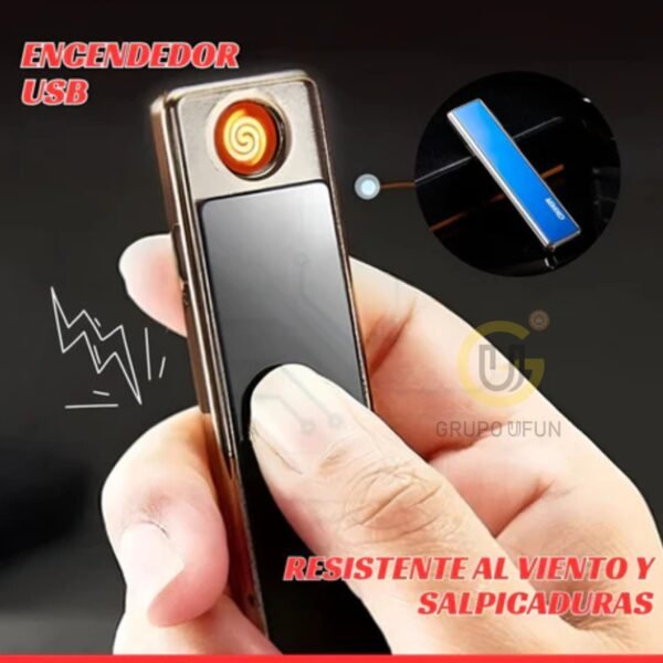 Encendedor Luminara Recargable Funciona sin Gas