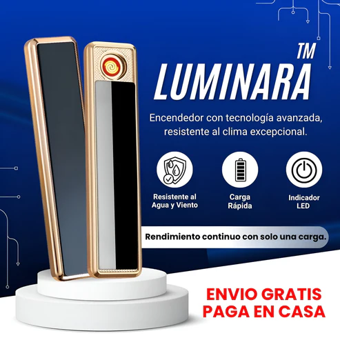 Encendedor Luminara Recargable Funciona sin Gas