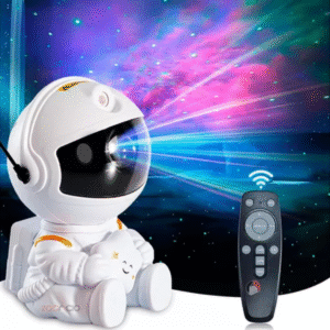 Astronauta Proyector de Galaxia y Nebulosa