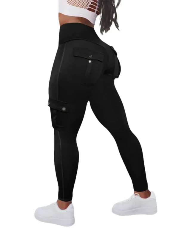 Leggins Sport con Bolsillos y Realce en la Cola