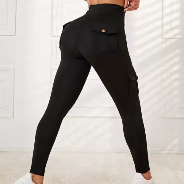 Leggins Sport con Bolsillos y Realce en la Cola