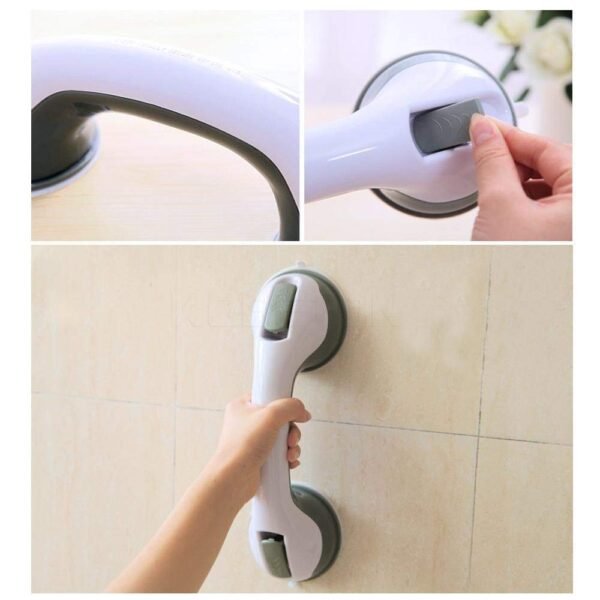 Soporte de Seguridad para Baño con Fijación por Succión