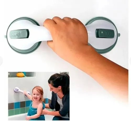 Soporte de Seguridad para Baño con Fijación por Succión