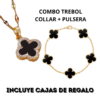 Combo Trébol Collar Vn Clf + Pulsera
