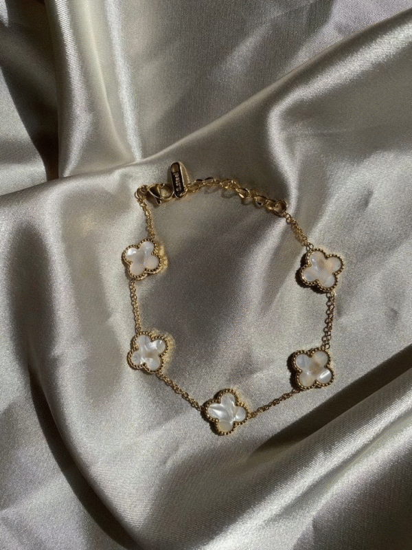 Combo Trébol Collar Vn Clf + Pulsera