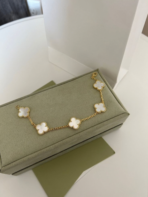 Combo Trébol Collar Vn Clf + Pulsera