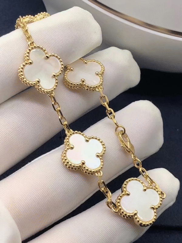 Combo Trébol Collar Vn Clf + Pulsera