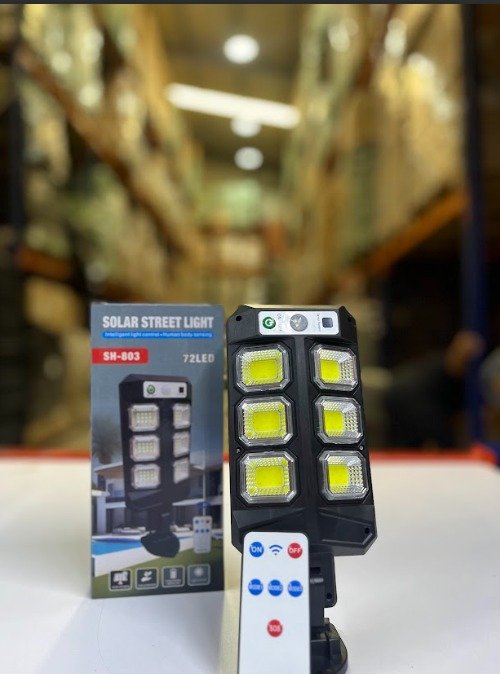 Lámpara Solar de Pared con Mando