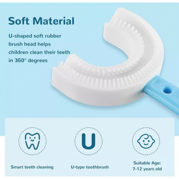 Cepillo de Dientes Infantil en Forma de U