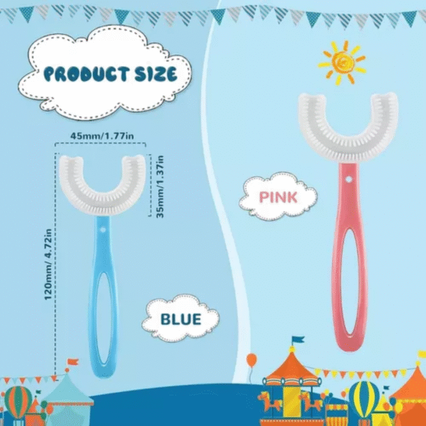 Cepillo de Dientes Infantil en Forma de U