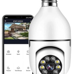 Cámara de Seguridad Tipo Bombilla con WiFi