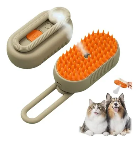 Cepillo a Vapor 3 en 1 para Mascotas