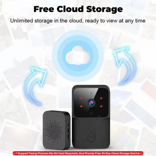 Timbre Inalámbrico WiFi con Cámara HD