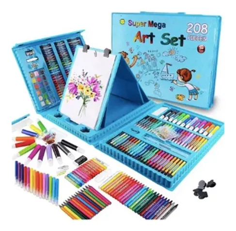 Set de Arte Infantil con Maletín 208 Piezas