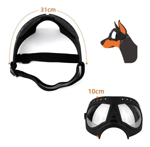 Lentes Googles para Perro Grande + Estuche
