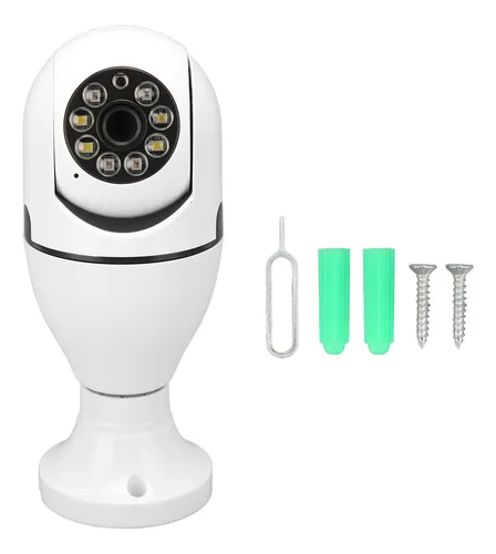 Cámara de Seguridad Tipo Bombilla con WiFi