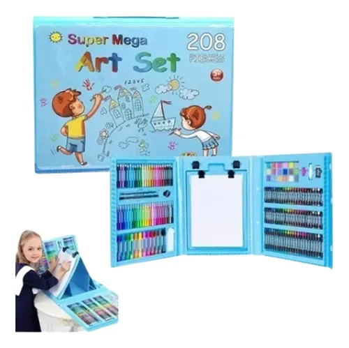 Set de Arte Infantil con Maletín 208 Piezas