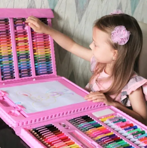 Set de Arte Infantil con Maletín 208 Piezas