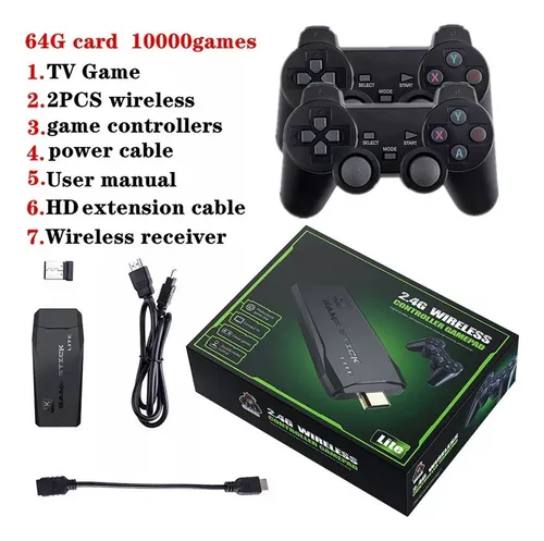 Consola Retro Game Stick M8 + 10000 Juegos Clásicos
