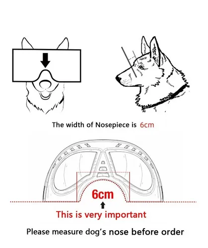 Lentes Googles para Perro Grande + Estuche