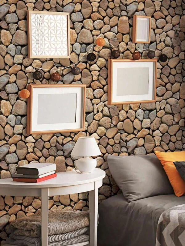 Adhesivo para Pared Textura Piedra X3