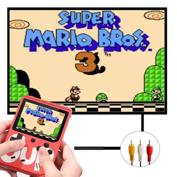 Mini Consola Retro Game Boy + Gamepad