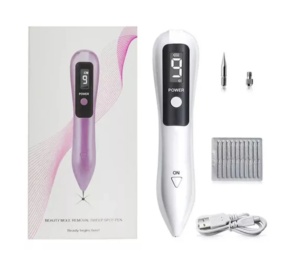 Removedor Láser Plasma 9 Niveles Quita Verrugas, Pecas y Lunares