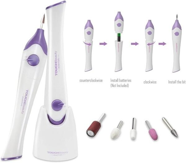 513rohSDydL._AC_SX679_ Set Pulidor de Uñas 5 En 1 con Lámpara UV