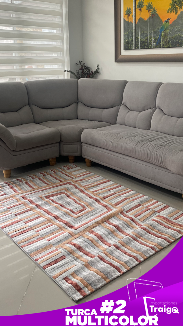 Alfombra Turca Colección Multicolor 1.20m x 1.70m