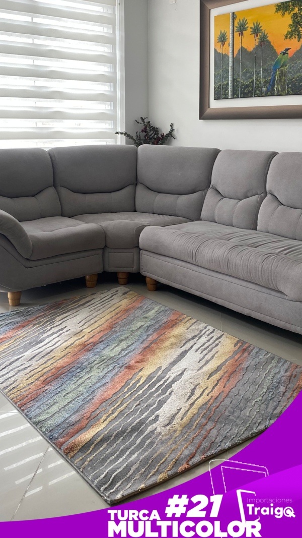 Alfombra Turca Colección Multicolor 1.20m x 1.70m