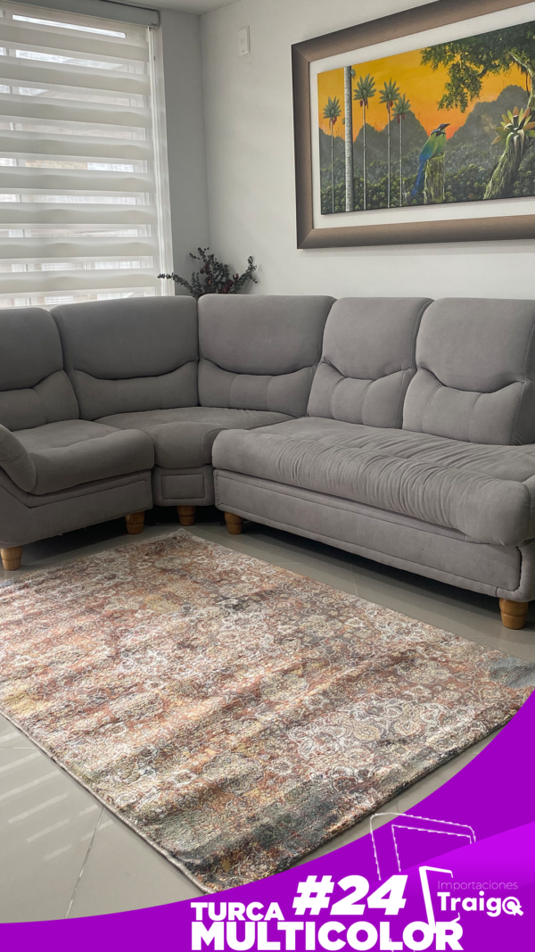 Alfombra Turca Colección Multicolor 1.20m x 1.70m