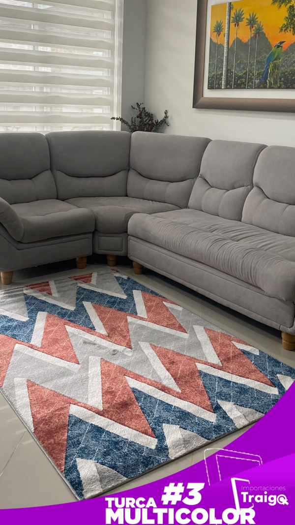 Alfombra Turca Colección Multicolor 1.20m x 1.70m