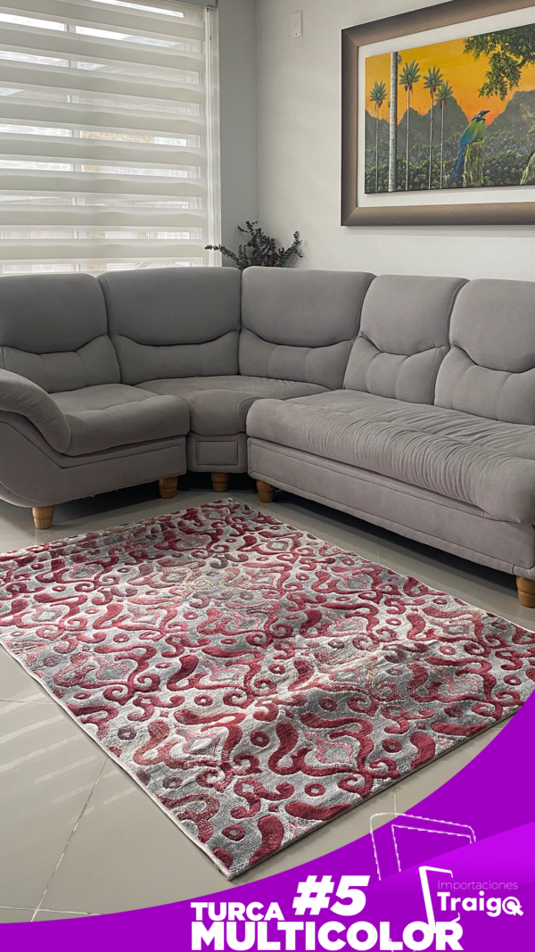 Alfombra Turca Colección Multicolor 1.20m x 1.70m