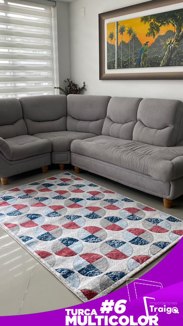 Alfombra Turca Colección Multicolor 1.20m x 1.70m