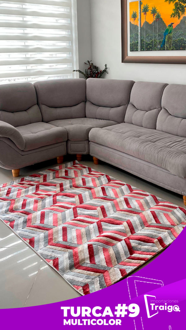 Alfombra Turca Colección Multicolor 1.20m x 1.70m