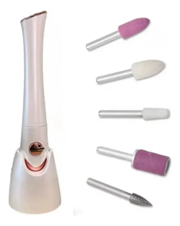 Set Pulidor de Uñas 5 En 1con Lámpara UV