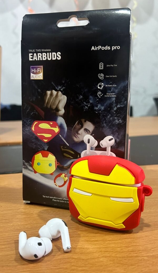 airpods-2generacion-estuche-iron-man AirPods Pro 2da Generación TWS con Estuche