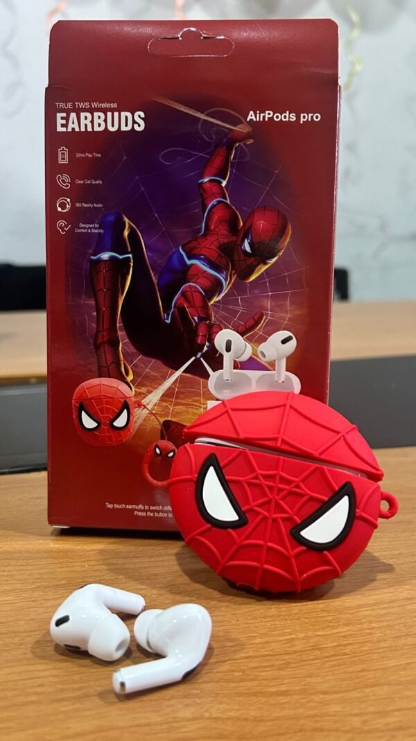 airpods-2generacion-estuche-spider-man AirPods Pro 2da Generación TWS con Estuche