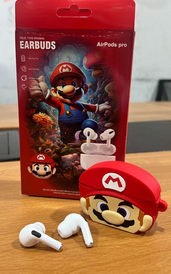 airpods-2generacion-estuche-super-mario AirPods Pro 2da Generación TWS con Estuche
