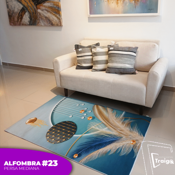 alfombra-mediana-hogar-decoración-tipo-persa-modelo-23 Alfombra Tipo Persa Mediana 1.5 m x 1 m