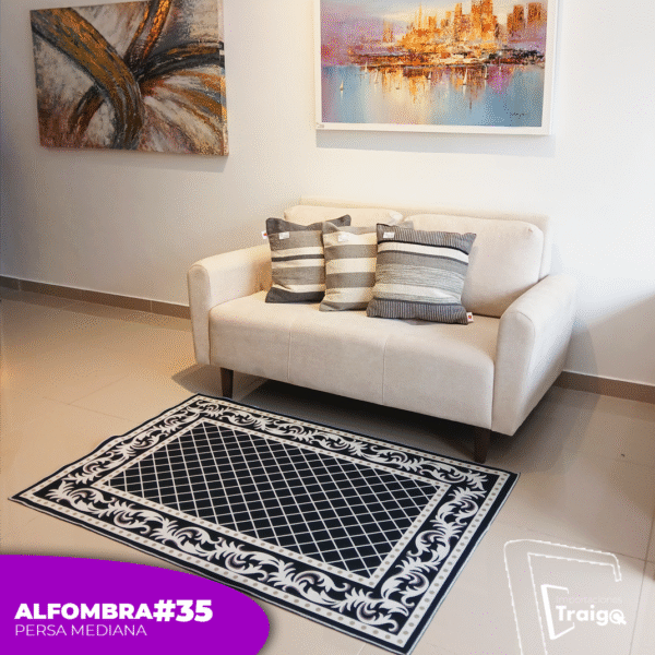 alfombra-mediana-hogar-decoración-tipo-persa-modelo-35 Alfombra Tipo Persa Mediana 1.5 m x 1 m