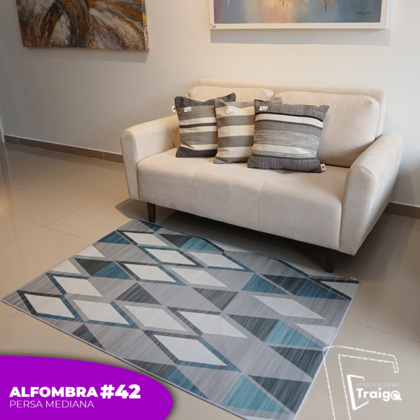 alfombra-mediana-hogar-decoración-tipo-persa-modelo-42 Alfombra Tipo Persa Mediana 1.5 m x 1 m