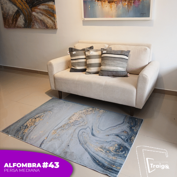 alfombra-mediana-hogar-decoración-tipo-persa-modelo-43 Alfombra Tipo Persa Mediana 1.5 m x 1 m