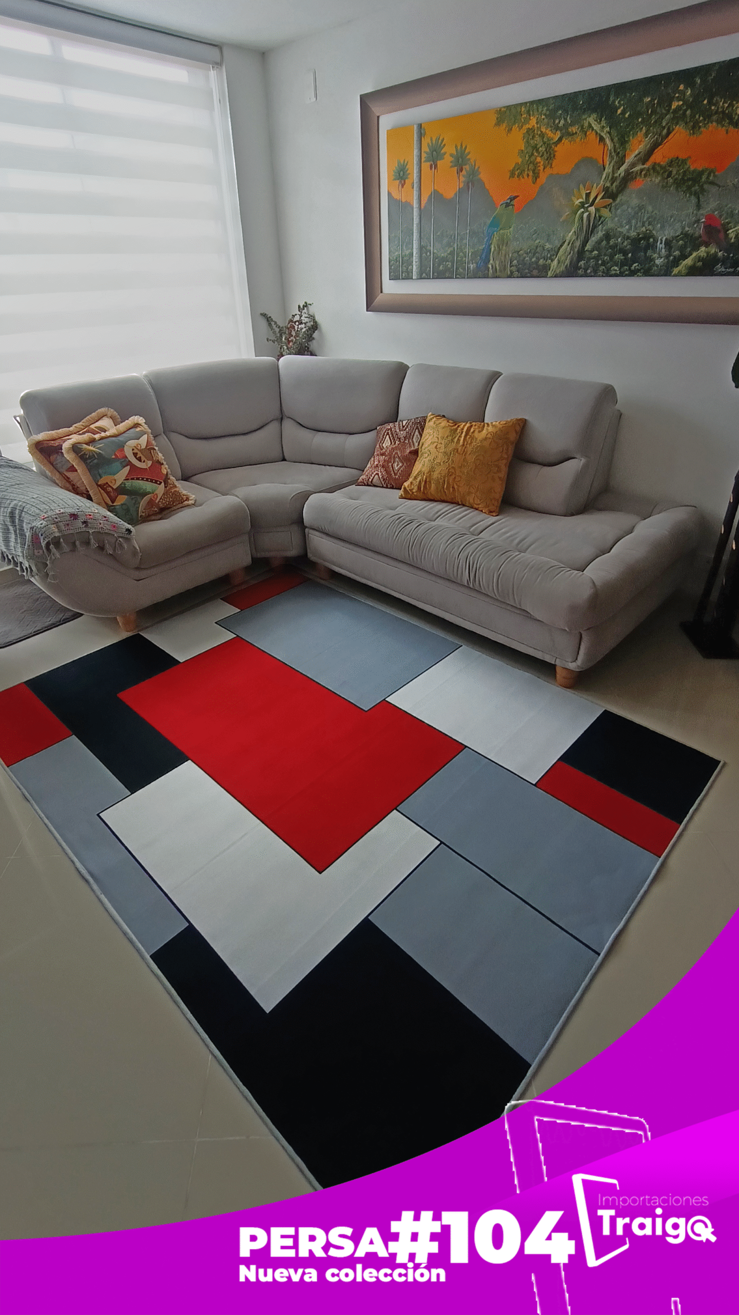 Alfombra Tipo Persa  2.0 m x 1.5 m