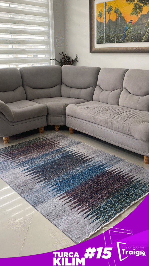 Alfombra Turca Colección KILIM de 1.20 m x 1.70 m