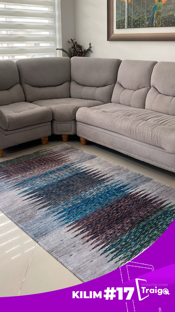 Alfombra Turca Colección KILIM de 1.20 m x 1.70 m