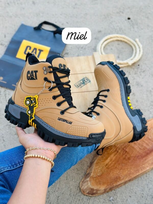 botas-caterpillar-miel Botas CAT Suela Alta