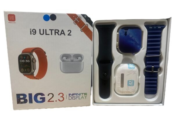 Combo Smartwatch I9 Ultra 2 + Audífonos y Set de Accesorios